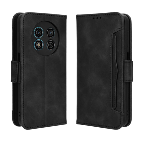 For Ulefone Note 15 Skin Feel Calf Texture Card Slots Leather Phone Case(Black)