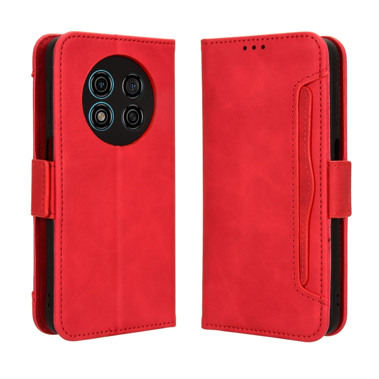 For Ulefone Note 15 Skin Feel Calf Texture Card Slots Leather Phone Case(Red)
