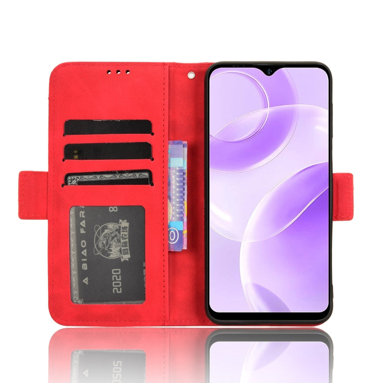 For Ulefone Note 15 Skin Feel Calf Texture Card Slots Leather Phone Case(Red)