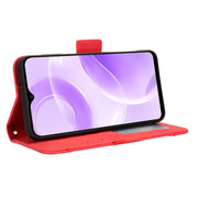 For Ulefone Note 15 Skin Feel Calf Texture Card Slots Leather Phone Case(Red)