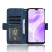 For Ulefone Note 15 Skin Feel Calf Texture Card Slots Leather Phone Case(Blue)