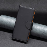 For Samsung Galaxy S24 Ultra 5G Litchi Texture Pure Color Flip Leather Phone Case(Black)