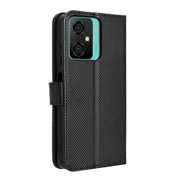 For Blackview Oscal C70 Diamond Texture Leather Phone Case(Black)