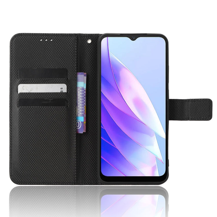 For Blackview A52 / A52 Pro Diamond Texture Leather Phone Case(Black)