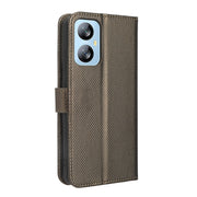 For Blackview A52 / A52 Pro Diamond Texture Leather Phone Case(Brown)