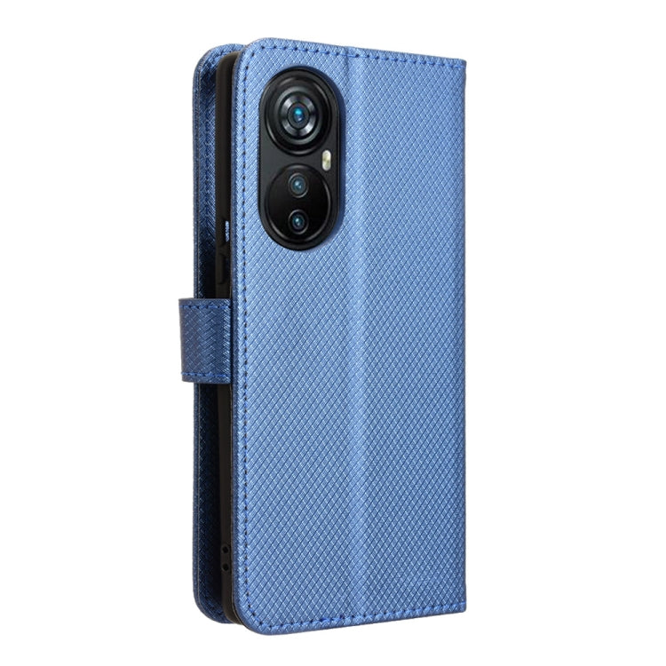 For Blackview A200 Pro Diamond Texture Leather Phone Case(Blue)