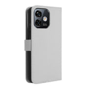 For Ulefone Note 16 Pro Diamond Texture Leather Phone Case(White)