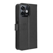 For Ulefone Note 16 Pro Diamond Texture Leather Phone Case(Black)