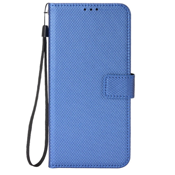 For Ulefone Note 16 Pro Diamond Texture Leather Phone Case(Blue)