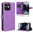 For Ulefone Note 16 Pro Diamond Texture Leather Phone Case(Purple) - Ulefone Cases by PMC Jewellery | Online Shopping South Africa | PMC Jewellery | Buy Now Pay Later Mobicred