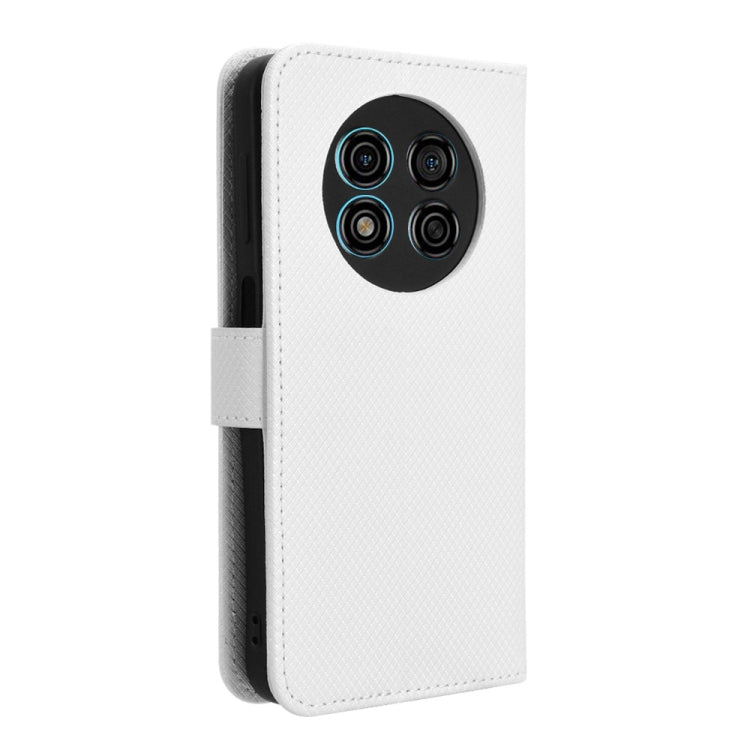 For Ulefone Note 15 Diamond Texture Leather Phone Case(White)