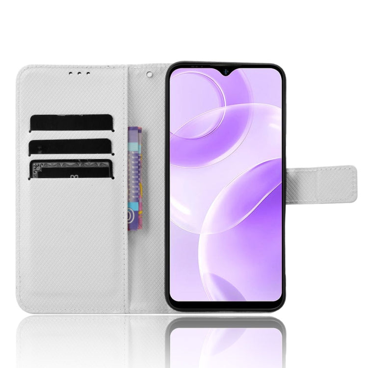 For Ulefone Note 15 Diamond Texture Leather Phone Case(White)