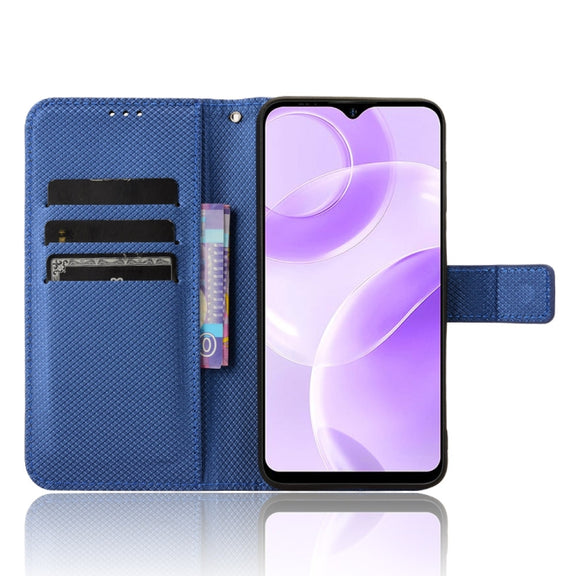 For Ulefone Note 15 Diamond Texture Leather Phone Case(Blue)