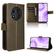 For Ulefone Note 15 Diamond Texture Leather Phone Case(Brown)