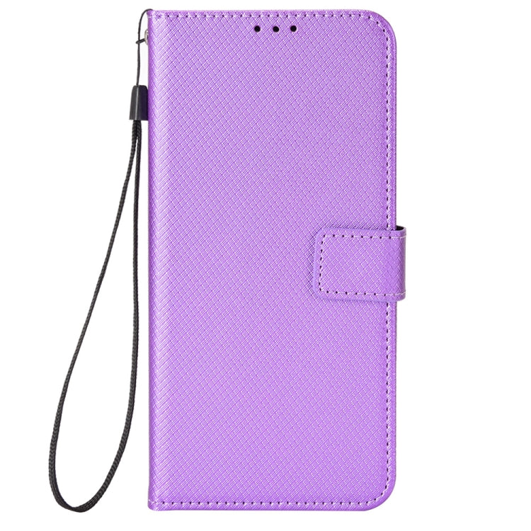 For Ulefone Note 15 Diamond Texture Leather Phone Case(Purple)