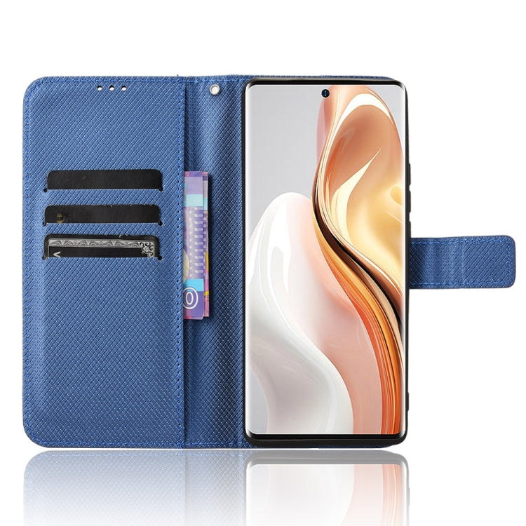 For Ulefone Note 17 Pro Diamond Texture Leather Phone Case(Blue)