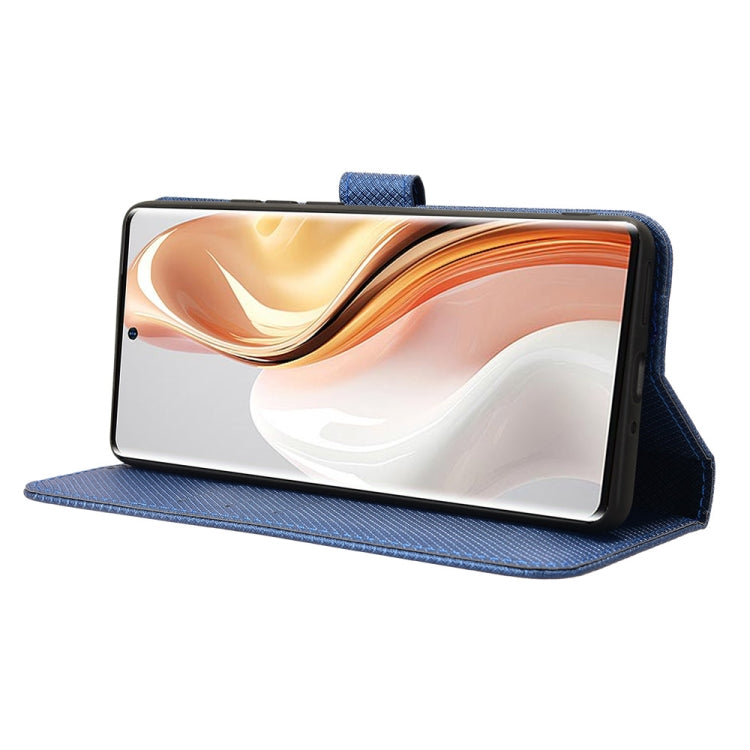 For Ulefone Note 17 Pro Diamond Texture Leather Phone Case(Blue)