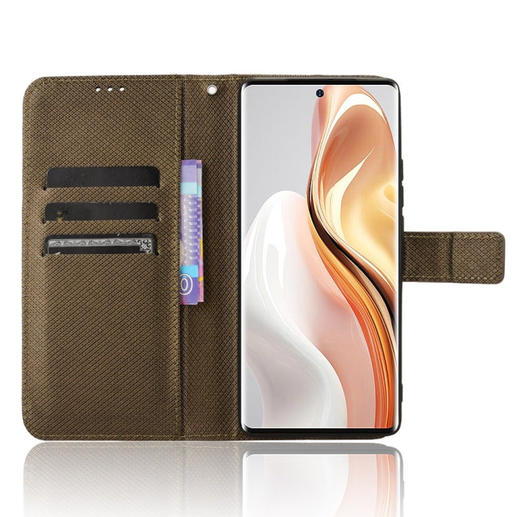 For Ulefone Note 17 Pro Diamond Texture Leather Phone Case(Brown)