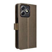 For Ulefone Note 18 Ultra Diamond Texture Leather Phone Case(Brown)