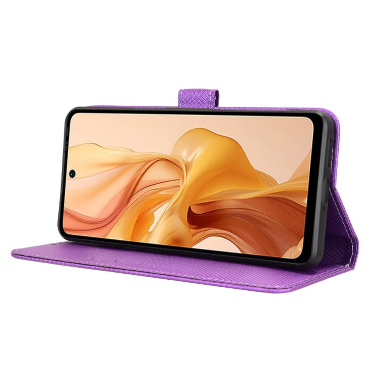 For Ulefone Note 18 Ultra Diamond Texture Leather Phone Case(Purple)