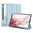 For Samsung Galaxy Tab S9 DUX DUCIS TOBY Series Antiskid Leather Tablet Case with Sleep / Wake-up Function(Blue) - Galaxy Tab S9 Cases by DUX DUCIS | Online Shopping South Africa | PMC TechLife | Buy Now Pay Later Mobicred