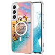 For Samsung Galaxy S23 5G Marble Pattern Dual-side IMD Magsafe TPU Phone Case(Dream Butterfly) - Galaxy S23 5G Cases by PMC TechLife | Online Shopping South Africa | PMC TechLife