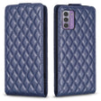 For Nokia G42 5G Diamond Lattice Vertical Flip Leather Phone Case(Blue) - Nokia Cases by PMC TechLife | Online Shopping South Africa | PMC TechLife