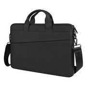 For 15.6 inch ST01S Water-resistant Oxford Laptop Diagonal Shoulder Handbag(Black)