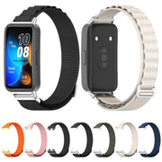 For Huawei Band 8 / 9 / 10 Mijobs Nylon Breathable Watch Band(Black)