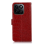 For Honor Play 60 Plus / 200 Smart Crocodile Top Layer Cowhide Leather Phone Case(Red)