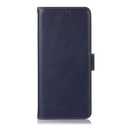For Honor X6b Crazy Horse Top Layer Cowhide Leather Phone Case(Blue)