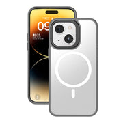 For iPhone 15 Magsafe Magnetic Frosted Skin Feel Phone Case(Grey)