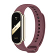 For Xiaomi Smart Band 10 / 9 / 8 Mijobs Solid Color Silicone Watch Band(Wine Red) - free shipping - PMC TechLife - Order now!