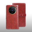 For vivo X100 idewei Crocodile Texture Leather Phone Case(Red) - free shipping - PMC Jewellery - Order now!