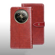 For Realme 12 Pro+ idewei Crocodile Texture Leather Phone Case(Red) - Realme Cases by idewei | Online Shopping South Africa | PMC TechLife | Buy Now Pay Later Mobicred