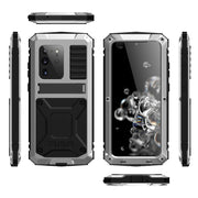 For Samsung Galaxy S20 Plus R-JUST Water-resistant Shockproof Dustproof Metal + Silicone Protective Case(Silver)