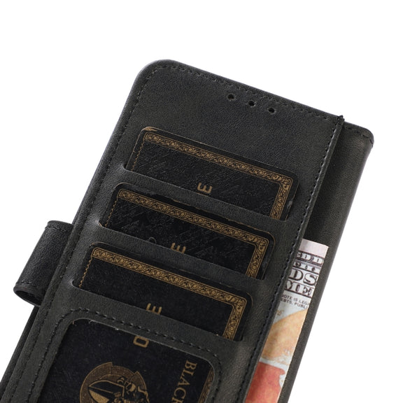 For Realme C67 4G Cow Texture Flip Leather Phone Case(Black)