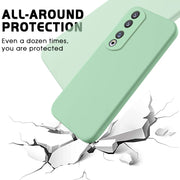 For Honor 90 Pro Pure Color Liquid Silicone Shockproof Phone Case(Green)