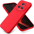 For Honor Magic5 Pro Solid Color Liquid Silicone Dropproof Full Coverage Phone Case(Red) - Honor Cases by PMC TechLife | Online Shopping South Africa | PMC TechLife | Buy Now Pay Later Mobicred