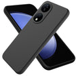 For Honor 90 Smart Pure Color Liquid Silicone Shockproof Phone Case(Black) - Honor Cases by PMC TechLife | Online Shopping South Africa | PMC TechLife | Buy Now Pay Later Mobicred