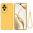 For Honor 200 Solid Color Liquid Silicone Dropproof Full Coverage Phone Case(Yellow) - free shipping - PMC TechLife - Order now!