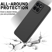 For Honor 200 Smart Solid Color Liquid Silicone Dropproof Full Coverage Phone Case(Black)