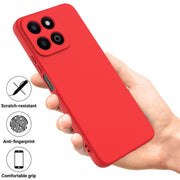 For Honor 200 Smart Solid Color Liquid Silicone Dropproof Full Coverage Phone Case(Red)