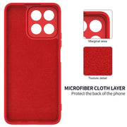 For Honor 200 Smart Solid Color Liquid Silicone Dropproof Full Coverage Phone Case(Red)