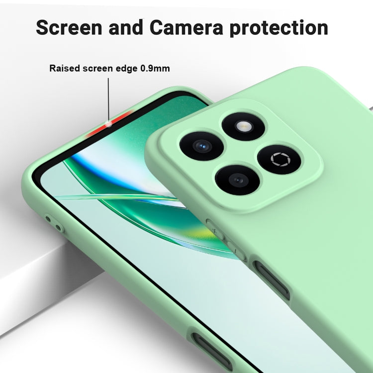 For Honor 200 Smart Solid Color Liquid Silicone Dropproof Full Coverage Phone Case(Green)
