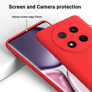 For Honor X9c / X60 Pro 5G Solid Color Liquid Silicone Dropproof Full Coverage Phone Case(Red)