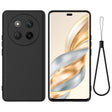 For Honor X60 Pro Solid Color Liquid Silicone Dropproof Full Coverage Phone Case(Black) - free shipping - PMC TechLife - Order now!