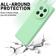 For Honor X60 Pro Solid Color Liquid Silicone Dropproof Full Coverage Phone Case(Green)