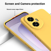 For Honor 300 Solid Color Liquid Silicone Dropproof Full Coverage Phone Case(Yellow)
