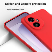 For Honor 300 Solid Color Liquid Silicone Dropproof Full Coverage Phone Case(Red)